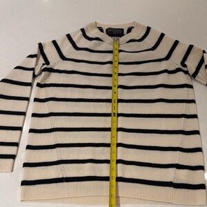 Banana Republic Todd & Duncan 100% cashmere striped sweater Sz XS